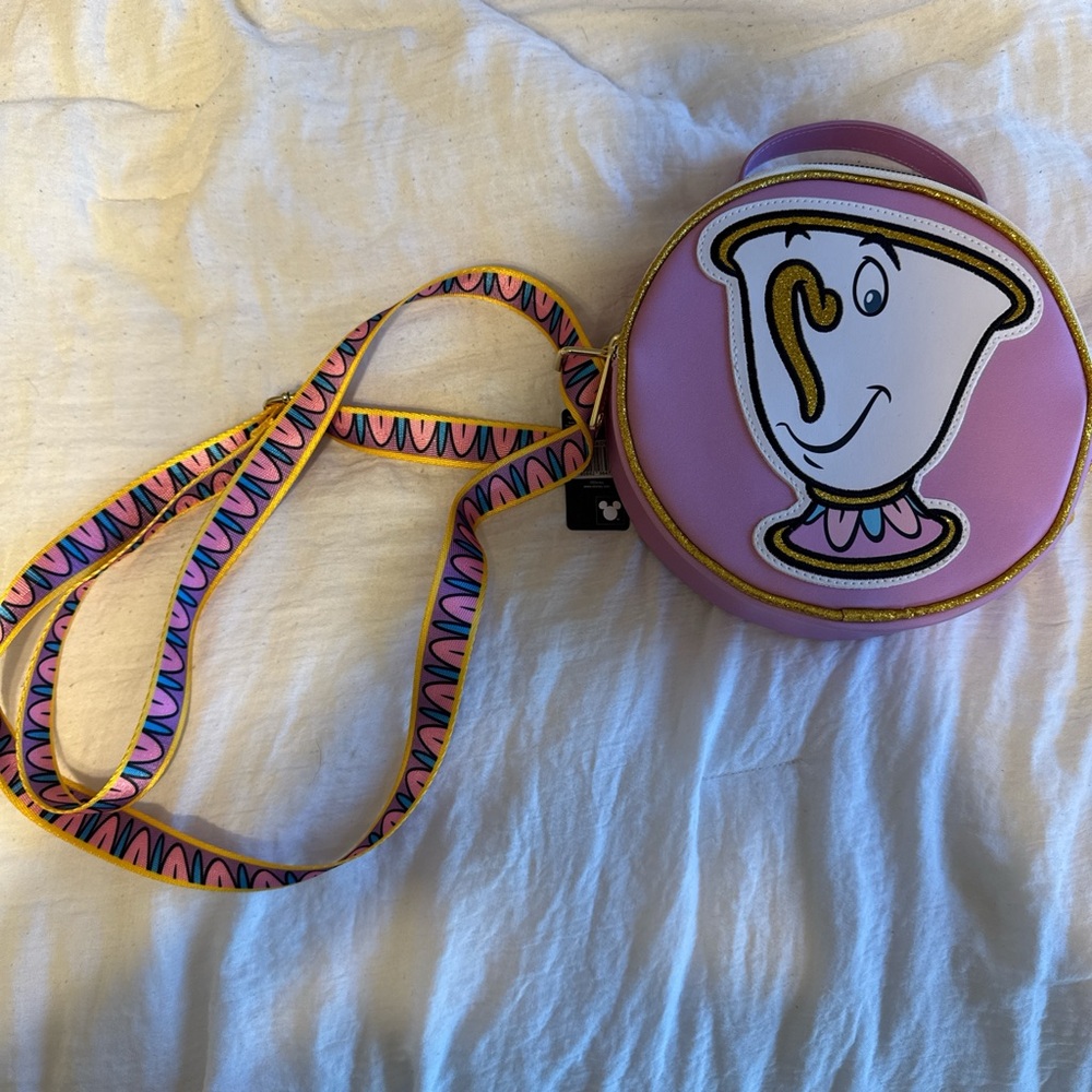 Buckle-Down Pink and Gold Chip Bag